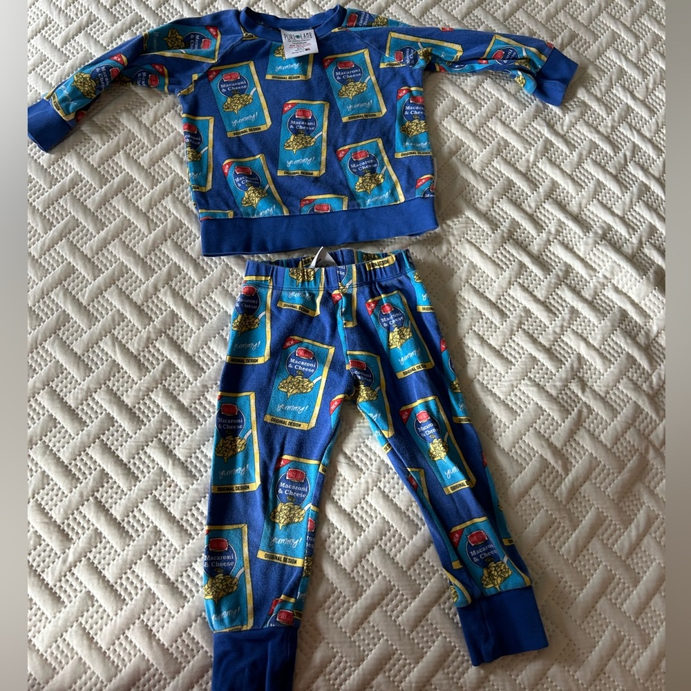 Purl Lamb sweatsuit - Mac and Cheese 2/3T